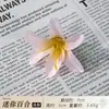 Flores de Lirio Pequeñas Simuladas, Pequeños Brotes de Lirio del Valle de 7 cm, Cabezas de Orquídeas Pequeñas, Producción de Tocados para Minorías Étnicas, Decoración de Cajas de Regalo