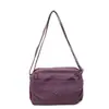 2025 Nuevo Bolso Cuadrado Pequeño Multicapa Ligero Estilo Japonés Bolso de Hombro Versátil Moda Femenina Bolso Cruzado Casual de Nylon