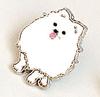 Broche de metal para perro mascota de venta caliente, insignia para ropa y sombrero, aleación, accesorios para amantes de los animales, una generación de punto