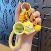 Espelho de Maquiagem Desenho Animado Original Chaveiro de Animal Fofo para Mulheres, Acessório de Bolsa de Celular, Anel de Chaveiro de Carro Espelho de Maquiagem Fofo