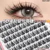 Camadas 5D Cacheado de Bebê! Cílios Postiços de Pelo de Visão Autoadesivos, Look Natural Bagunçado e Preguiçoso, Volume Grande Realista, Leve