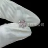 Pendientes de Titanio F136 con Zirconia en Forma de Gota de Agua, Tallado Fino de Flor de Cerezo, Piercings de Labio, Joyería de Repuesto para Piercing Interno en Espiral
