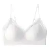 Popular Alternativa de Lencería de Encaje para Mujer Joven con Poco Busto, Anti-Caída, Espalda Bonita, Sujetador sin Costuras