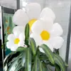 Ins Balão Flor Margarida Branca Flor Ovo Crisântemo Arranjo de Aniversário Girassol Flores Colocação Adereços Pintinhos Sorridentes
