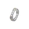 Anillo abierto súper llamativo de diseño de lujo ligero para mujer, estilo sexy, elegante y exquisito, con microincrustaciones en el dedo índice.