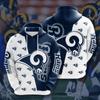 Sudadera con capucha y estampado digital 3D de los New Orleans Saints de la NFL para hombre, transfronteriza con Europa y Estados Unidos