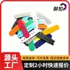 Dongguan fivela em estoque atacado chapéu corda cauda ajuste fivela cinco furos aboado chapéu acessórios fivela de sete buracos combinando