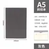 Caderno A5 de Sarja em Couro Macio para Negócios, Personalizável com Impressão de Logo, Caderno de Anotações de Reunião de Escritório Vintage de Alta Qualidade