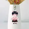 TOP Landing Junior Su Xinhao Acrílico Blanco Llavero Doble Cara Colgante para Bolsa Colgante para Bolsa Estrella