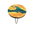 Soporta Mesa de Centro Mesa de Noche Estilo Resina Verde Personalizado Nogal Sudamericano Madera Maciza Color Contrastante Modelo con Defectos Menores Precio Especial