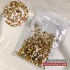 Leque Rei de Fundo Plano com Diamantes, Diamantes Redondos Transparentes, Semicírculo de Cristal Brilhante, Diamantes Coloridos de Fundo Plano, Diamantes Soltos Ss4, Joias de Diamante para Nail Art
