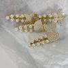 Ins Pearl Flower Bunny Hairpin Female Bangs Duckbill Clip Temperamento Sweet Side Metal Broken Hair Clip