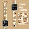 Relógio Digital LED Estiloso Novo Estampado de Anime Transfronteiriço Moda Terra Y1 Botão Relógio de Presente para Estudante Masculino e Feminino
