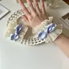 Tiara Original Lolita com Laço Estilo Lolita Renda Laço Grande Menina Kc Lo Menina Acessório de Cabelo para Uso Diário