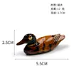 Estilo Japonés Nanmu Loto Estante de Cuchara de Madera Estante para Palillos Estante de Almacenamiento Empalme de Hojas Soporte de Palillos de Madera Adornos de Mesa de Comedor para el Hogar
