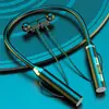 Fones de Ouvido Bluetooth Populares com Fio no Pescoço Sem Fio Esportivos Standby Ultra-Longo Graves Pesados G01 Adequado para Apple Huawei Xiaomi Opp