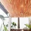 Tendência de Cortinas de Teto em Rede para Shoppings e Supermercados, Cortinas de Teto em Rede Multicor para Decoração de Corredores