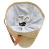 Saco de Lavanderia de Papel Kraft Transfronteiriço, Saco com Cordão para Lavar Roupas Sujas, Saco de Armazenamento RPET, Fábrica Personalizada