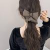 Laço Roxo de Algodão Preenchido Outono e Inverno Novo Círculo Intestino Grosso Acessório de Cabeça Estilo Estrangeiro Corda de Cabelo Rabo de Cavalo Faixa de Cabelo para Mulheres