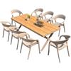 Mesa y silla de exterior para ocio, mesa y silla de terraza, mesa y silla de exterior para patio, jardín, mesa y silla de exterior, mesa de té y cafetería, conjunto de tres piezas