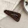 Pinza de Pelo Retro con Estampado de Leopardo para Mujer 2025 Nuevo Pinza de Flequillo de Gama Alta Pinza para Cabello Roto Pinza de Pelo Elegante Versátil Otoño e Invierno Accesorios para el Cabello