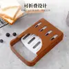 Rebanadora de pan de fábrica Cortador de tostadas Bastidor plegable para rebanar Herramienta doméstica para hornear