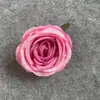 Cabeça de Princesa Rosa 8cm Grampo de Cabelo com Flor Artificial Artesanato de Flor Decoração de Caixa de Presente Casamento Decoração de Casa Flor Artificial