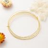 Alambre de Flor de Oro Genuino Chapado en Oro de 18 Quilates Conservación del Color Accesorios para Joyería Hecha a Mano DIY Alambre de Cobre Trenzado Estilo Antiguo Alambre de Modelado Venta al por Mayor