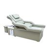 Cama eléctrica elevable de alta gama para salón de belleza, baño de pies, champú especial, cama de masaje, cama de masaje, cama de terapia de cabeza, circulación de agua