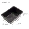 Caja de Plántulas Engrosada Maceta Rectangular para Suculentas Bandeja para Esquejes de Hojas Maceta para Plantar Verduras Bandeja para Plántulas de Transporte y Almacenamiento Tipo Universal Cesta
