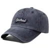 Gorra de Béisbol Lavada Vintage Transfronteriza para Hombre con Bordado, Protección Solar, Sombrero Versátil para Exteriores de Pareja