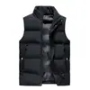 Chaleco de algodón grueso estilo americano para hombres y mujeres, nuevo chaleco casual de algodón para otoño e invierno, chaqueta cortavientos cálida con cuello alto para hombre