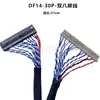 Cable de Pantalla Dedicada LCD con Retroiluminación LED Df14-30P Enchufe Doble de 8 Si8 Pines Cable de Pantalla de Control LCD de Uso Común Extensión LVDS