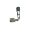 Piezas de Automóvil 4292 Tubo de Extensión Inflable Monociclo Boquilla Inflable 90 grados Cromo VE36 Válvula Vástago de Metal