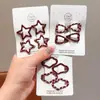Pinza BB para Niñas Pinza para el Cabello de Estrella de Cinco Puntas Tocado 2025 Nueva Pinza Pinza para Flequillo de Cabello Roto de Bebé Pinza para el Cabello de la Frente de Niños