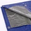 Suministro en stock lona azul doble film PE azul plateada lona plástica tela impermeable tela parasol tela impermeable