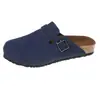 Zuecos para Mujer para Parejas, Pantuflas de Corcho, Zapatos Romanos de Gran Tamaño Transfronterizos para Desear, Zapatos Casuales de Media Pantufla Perezosos, Modernos