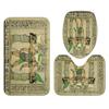 Cortina de ducha de poliéster, moderna, sencilla, impermeable y antimoho, con estampado de pintura egipcia original de nuevo estilo, YL1251