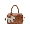 2025 Nueva Moda Casual Casual Estampado Dibujos Animados Gran Capacidad Bolso de Hombro Cruzado Bolso de Mano Bolso Boston Mujer