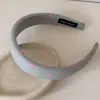 Diadema Floral de Alta Gama para Mujer, Nuevo Estilo para Uso Diario, Versátil para el Trayecto al Trabajo, Diadema Ancha para Lavarse la Cara