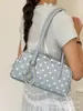 Bolso de Lunares Exquisito y de Moda de Nicho para Mujer, Nuevo Bolso de Hombro Tipo Almohada para la Axila de Moda 2026, Bolso de Mano Boston