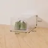 Caja de Zapatos Transparente de Plástico Duro Magnética para Cajón Organizador de Zapatos Estante para Zapatos Grueso Ahorrador de Espacio Gabinete de Zapatos