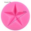 Molde de Silicona Líquida para Hornear Fondant Pastel Estrella de Cinco Puntas 3 Estrellas Molde de Silicona Hecho a Mano DIY Decoración para Hornear