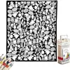 Manta Kaelidoras DIY para Colorir para Adultos, 50X60 Polegadas Velve
