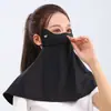 2026 Novo Modelo Véu Protetor Solar com Detecção de Gelo para Mulheres, Proteção UV Respirável para Exterior, Máscara Integrada para Pescoço e Ombros, Atacado de Verão