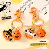 Llavero creativo de doble cara con etiqueta de Halloween, bonitos adornos para bolso, cadena de coche para pareja, pequeños regalos al por mayor