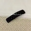 Moda Guasón Blanco y Negro Punto de Ola Triángulo Pinza BB Pinza para Flequillo Roto Geométrico Rectangular Pasador Lateral Pinza de Una Palabra