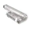 Spot de fábrica tubo hexagonal redondo de aço inoxidável 304 com grão defumado tubo defumador para churrasco BBQ
