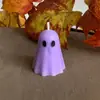 Velas de Fantasma Mini Coloridas Lindas Transfronterizas para Halloween, Decoraciones Creativas Atmosféricas Originales, Regalos Festivos