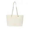 Bolsa tote pequena estilo retrô para mulheres, nova coleção 2026, com design de corrente em padrão de losangos, grande capacidade, moderna e versátil, pode ser carregada na mão ou usada como bolsa de ombro